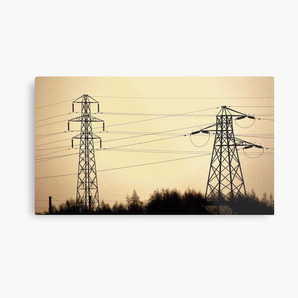 Different Towers, Different Power Metal Print