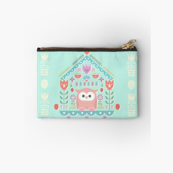 Item preview, Scandinavian Folk Style Owl Bird House  designed and sold by BunnyThePainter.