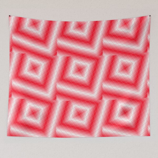 Item preview, Red tilted squares designed and sold by Tiia Vissak.