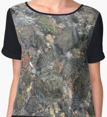 #geology #stone #nature #water #rough #outdoors #abstract #pattern #vertical #rockobject #textured #nopeople #planetearth #colors #day Chiffon Top