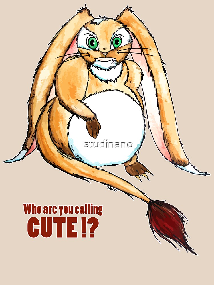 Thumbnail 7 of 7, Essential T-Shirt, Who are you calling CUTE !? designed and sold by studinano.