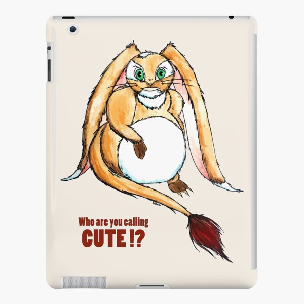 Who are you calling CUTE !? iPad Snap Case