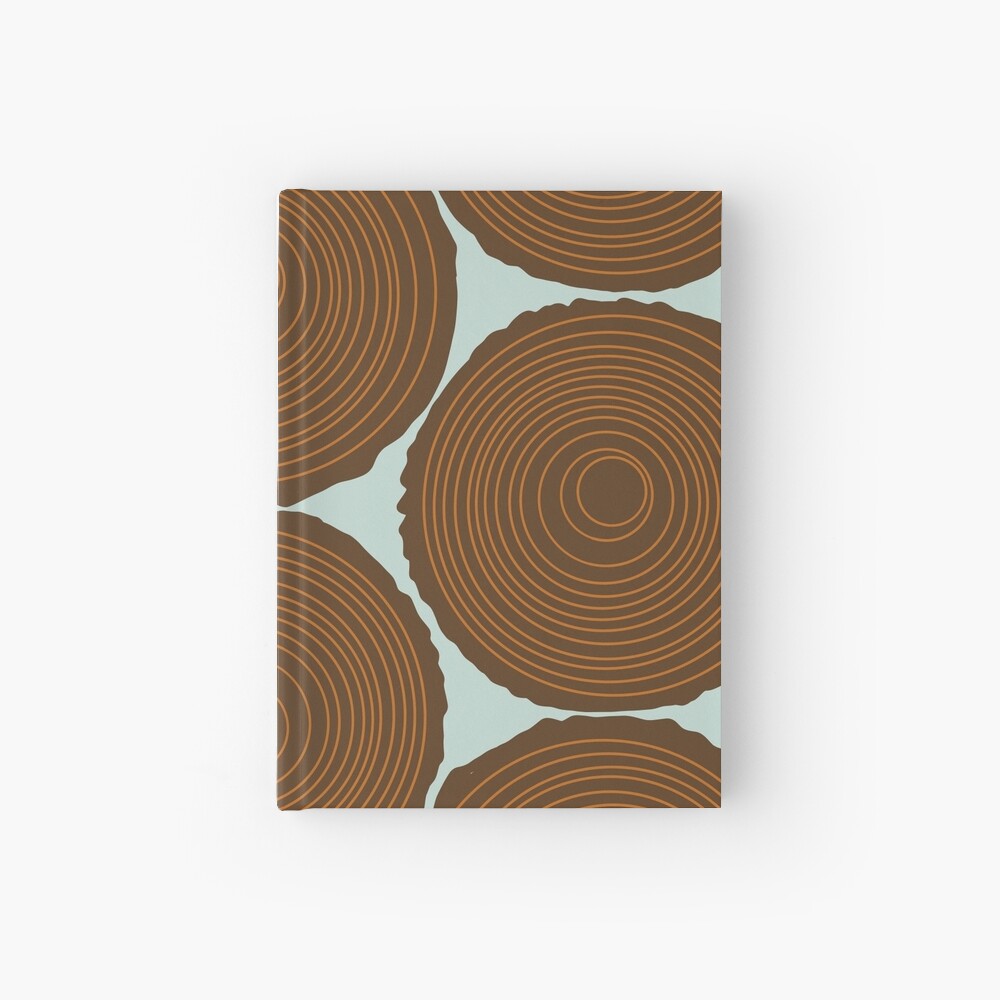 Whimsical Wood Stack Hardcover Journal