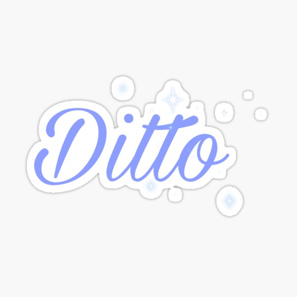 Ditto Word Dictionary Ditto Concept Stock Photo 1078365620