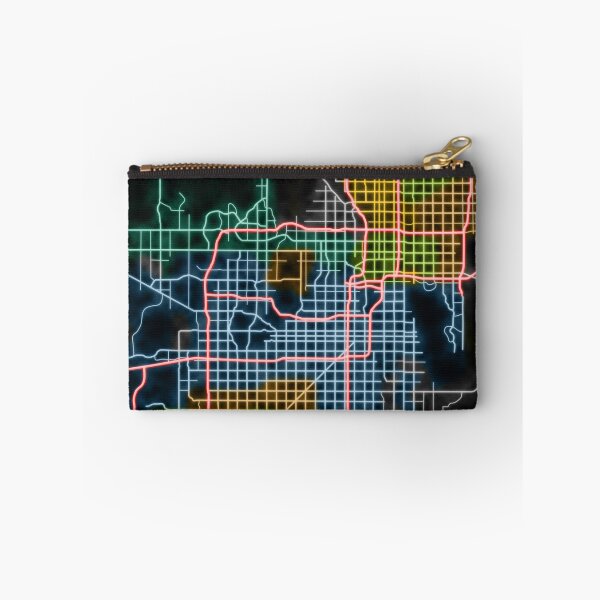Artikelvorschau, Phoenix Arizona Stadtplan in Neonfarben entworfen und verkauft von neonmaps.