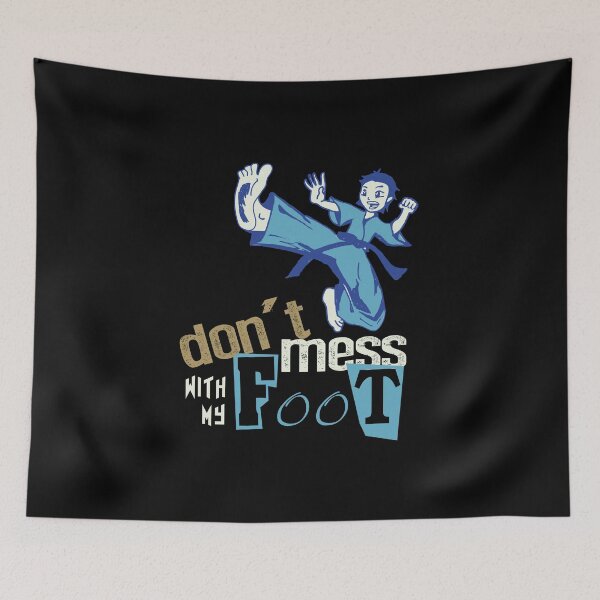 Item preview, Karate girl woman foot kick gift T-Shirt mess designed and sold by Adriancryp.