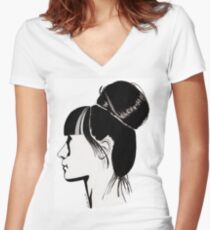 Françoise Women's Fitted V-Neck T-Shirt