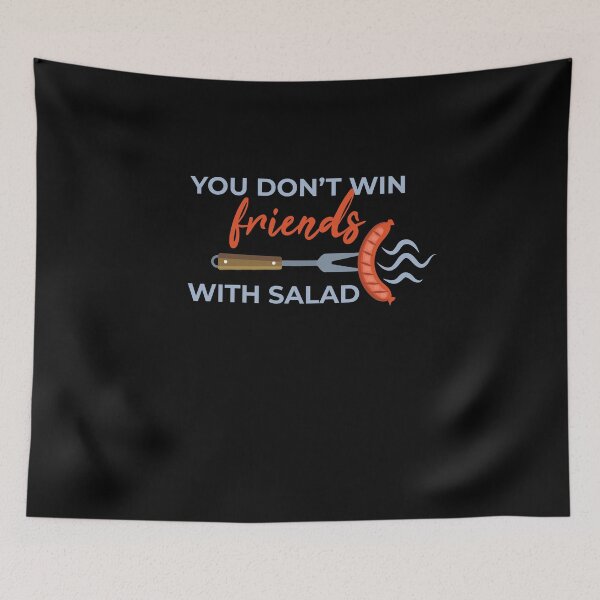 Item preview, You Don´t Win Friends with Salad  designed and sold by MooonTees.