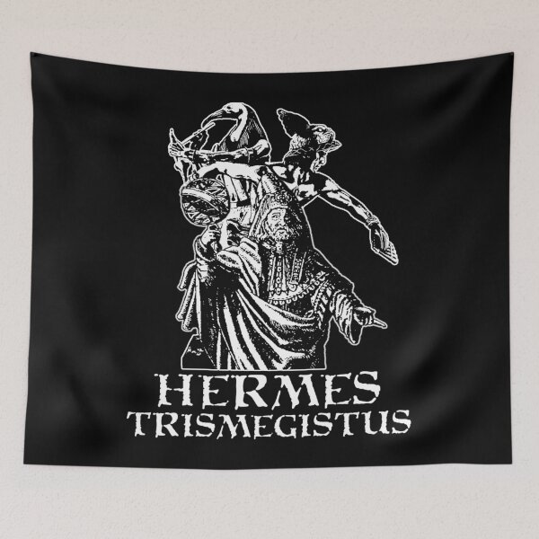 Item preview, Hermes Trismegistus - Thoth and Hermes Hermeticism Design designed and sold by Occult Designs.