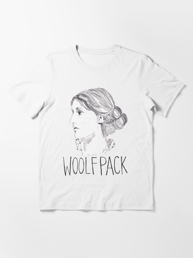 Thumbnail 3 of 7, Essential T-Shirt, Virginia Woolfpack designed and sold by Moonlightoak.