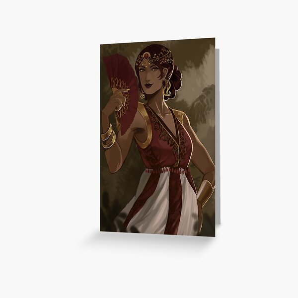 At Garden Greeting Card