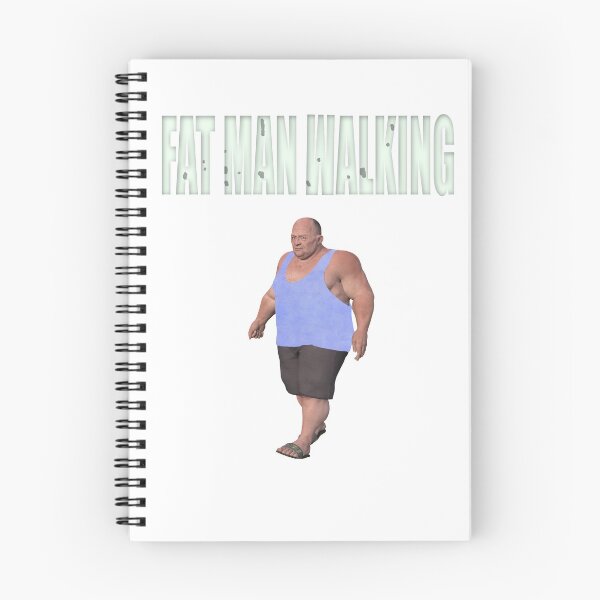 Item preview, Fat Man Walking designed and sold by GePadeSign.