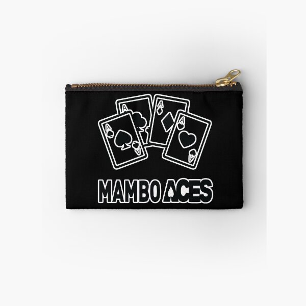 Item preview, Mambo Aces Salsa White Outline For Dark Colours designed and sold by 108dragons.