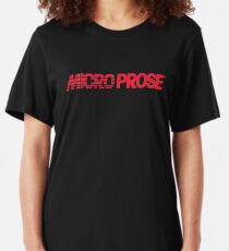 Micro Prose Logo Slim Fit T-Shirt