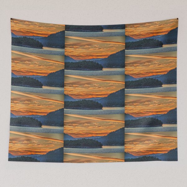 Item preview, Canada. British Columbia. Islands of Georgia Strait. Sunset. designed and sold by vadim19.