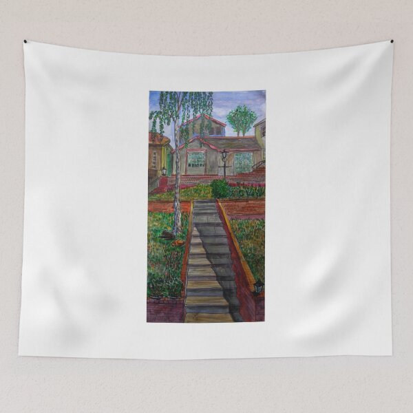 Item preview, Watercolor Sketch - Cedar Court in Bishop's Stortford designed and sold by Igor Pozdnyakov.