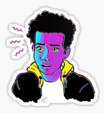 Pegatina CMYK Miles Morales