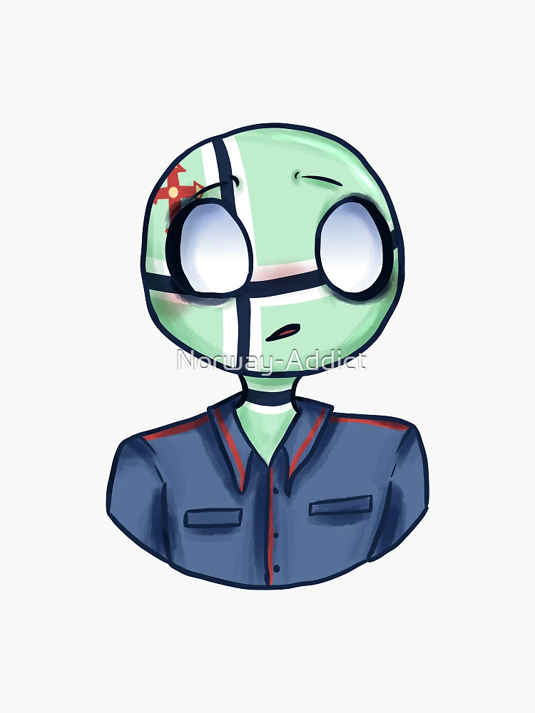 Merica (CountryHumans) Sticker for Sale by Norway-Addict