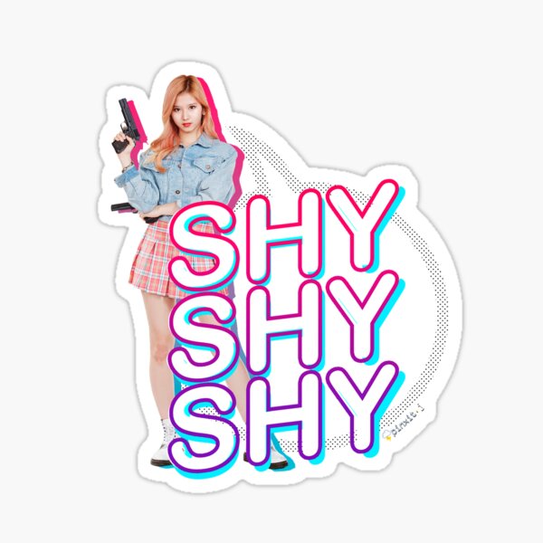 Twice 트와이스 Sana Shyshyshy Power Sticker For Sale By Pinxit J Redbubble