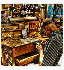 Watchmaker & Workbench Poster