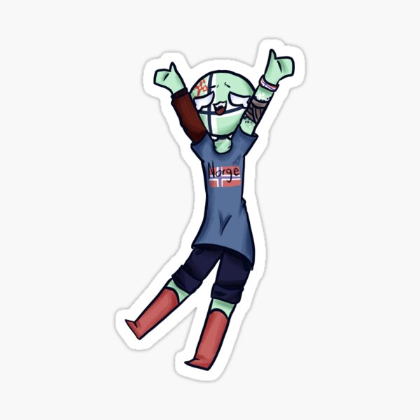 Merica (CountryHumans) Sticker for Sale by Norway-Addict