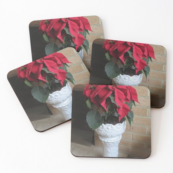 Item preview, Poinsettia In A Jardinière designed and sold by lezvee.