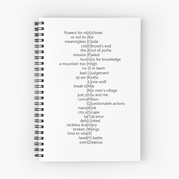 Item preview, NieR: Automata Endings designed and sold by pandysa.