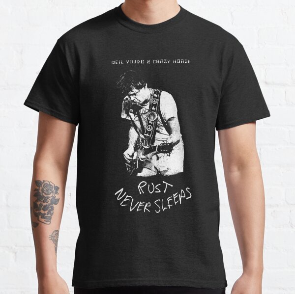 Neil Young-Rust never Sleeps-Folk,Rock-Guitar Classic T-Shirt