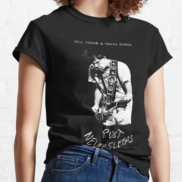 Neil Young-Rust never Sleeps-Folk,Rock-Guitar Classic T-Shirt