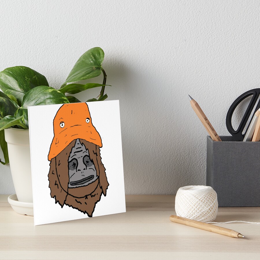 Sassy The Sasquatch Art Board Print For Sale By Yungasho Redbubble