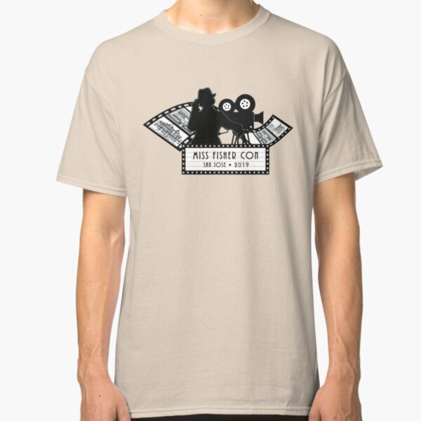 Lights, Camera, Action! Official Logo of Miss Fisher Con 2019 Classic T-Shirt
