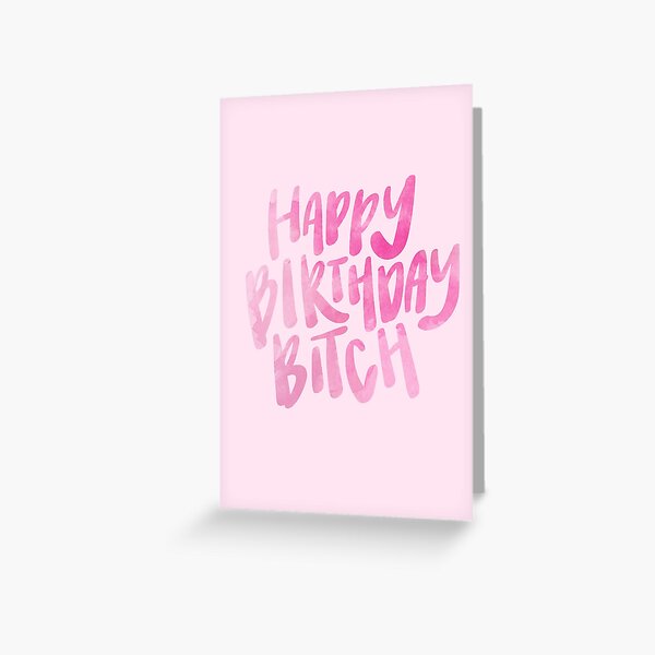 lingua italiana non garantita Striscione con glitter Gifts & Cards scritta Happy Birthday Bitch 