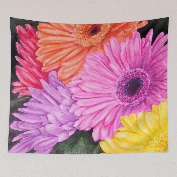 Item preview, Brilliant Colored Gerbera Flowers designed and sold by Sue Chorney.