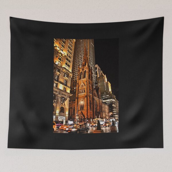 Item preview, USA. New York. Manhattan. Church at night. designed and sold by vadim19.