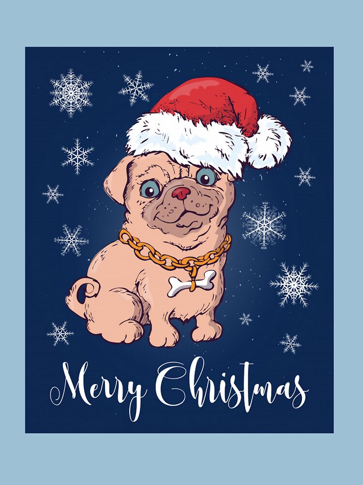 christmas pug shirt