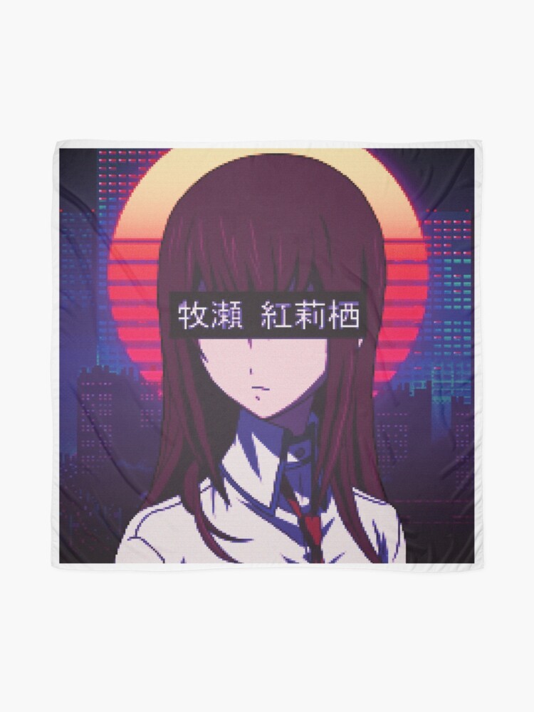 ｓａｄｂｏｙｓ ｋｕｒｉｓｕ ｍａｋｉｓｅ ｖａｐｏｒｗａｖｅ ａｅｓｔｈｅｔｉｃ ｐｎｇ Scarf By Waifu Dope Redbubble