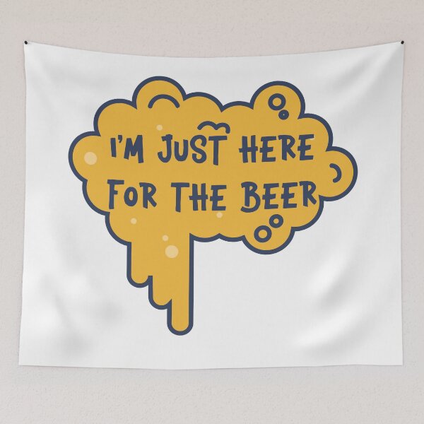 Item preview, Just Here For The Beer designed and sold by InspireGifts.