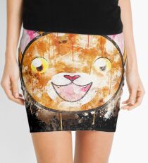 Orange tabby cat orange tabby tabby watercolor painted Mini Skirt