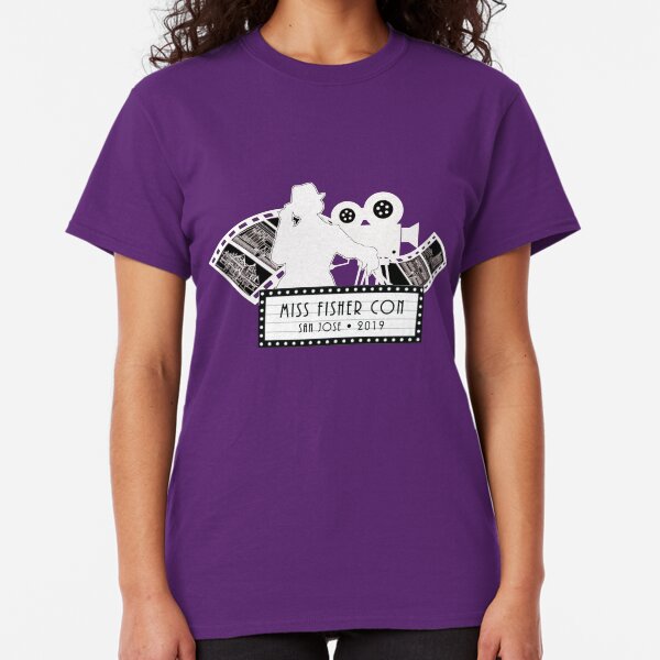 Lights, Camera Action! Reverse Back-Printed for Dark Colors Classic T-Shirt