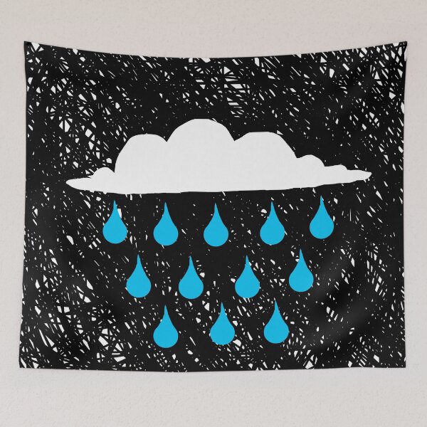 Item preview, Raincloud doodle designed and sold by RachelTintedRed.