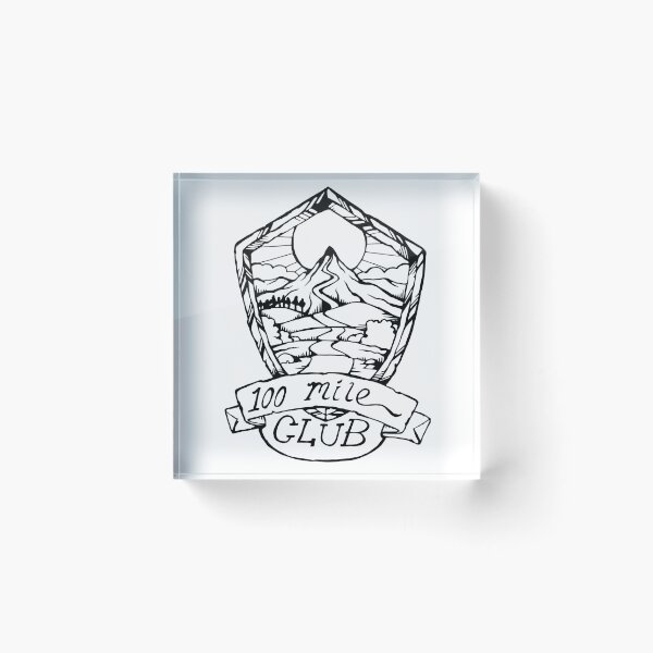 Item preview, 100 Mile Club Emblem designed and sold by bangart.