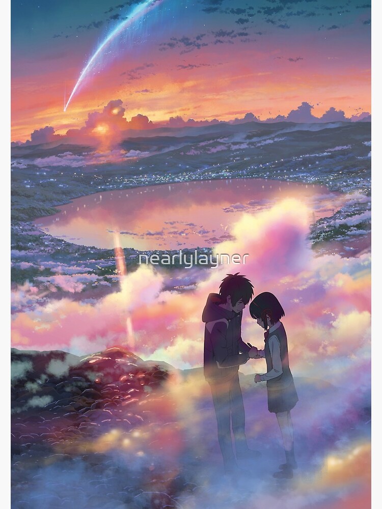 Makoto Shinkai , Kimi no Na Wa, starry night, comet