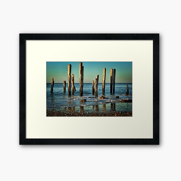 The Jetty Ruins at Port Willunga Framed Art Print