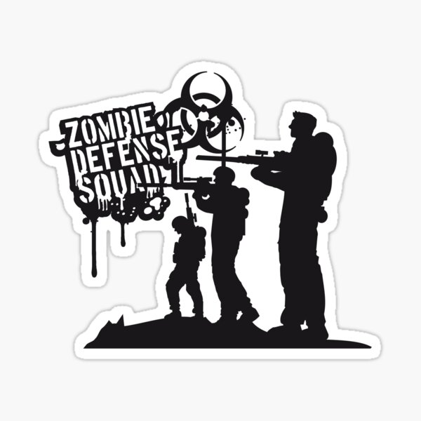 Item preview, Zombie defense squad  designed and sold by headpossum.