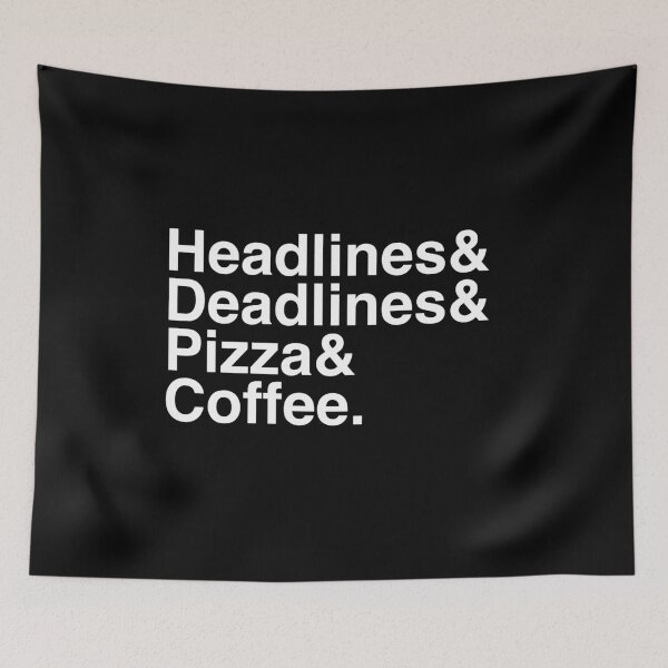 Item preview, Headlines, Deadlines, Pizza and Coffee. designed and sold by MadEDesigns.