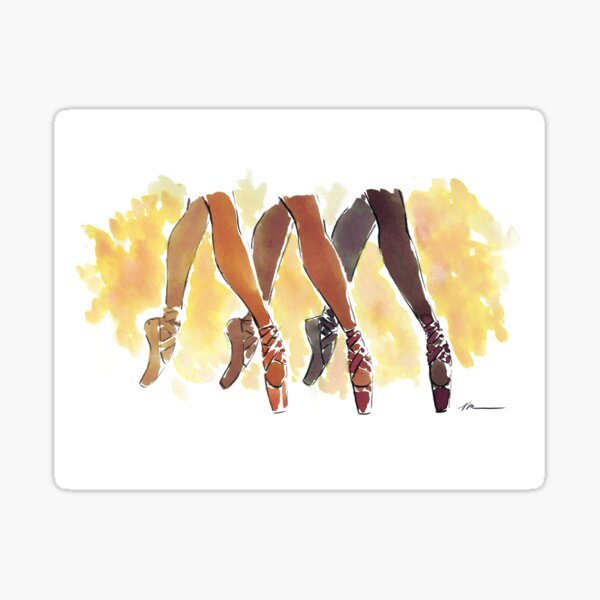 Shades of Dance by Veronica Miller Jamison Sticker