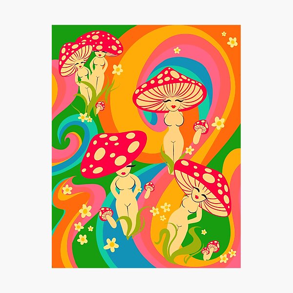 Item preview, Mushroom Ladies designed and sold by Audrey Herbertson.