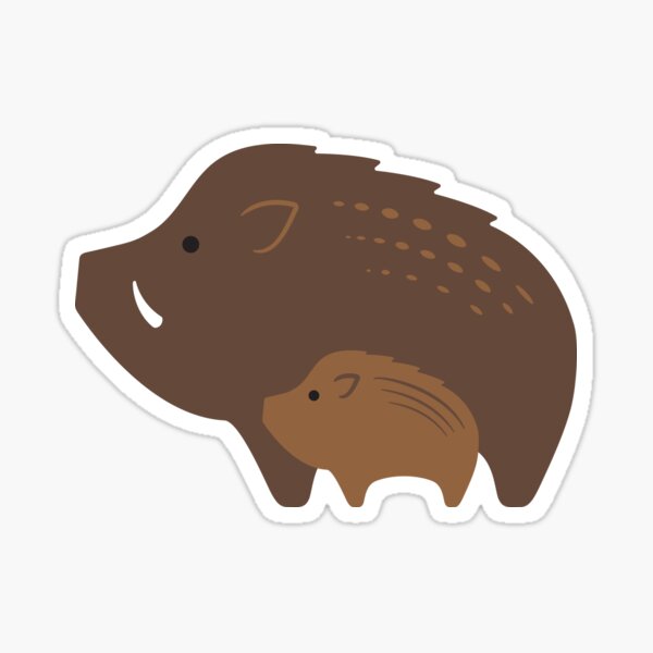 Wild Boars Sticker