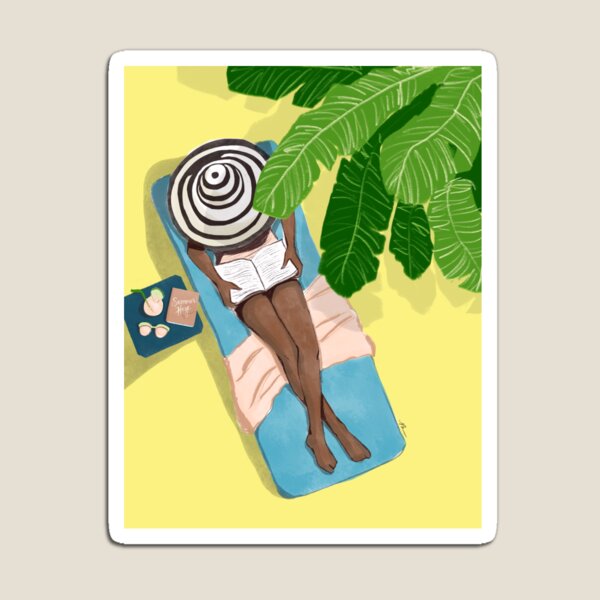 Summer Reading by Veronica Miller Jamison Magnet