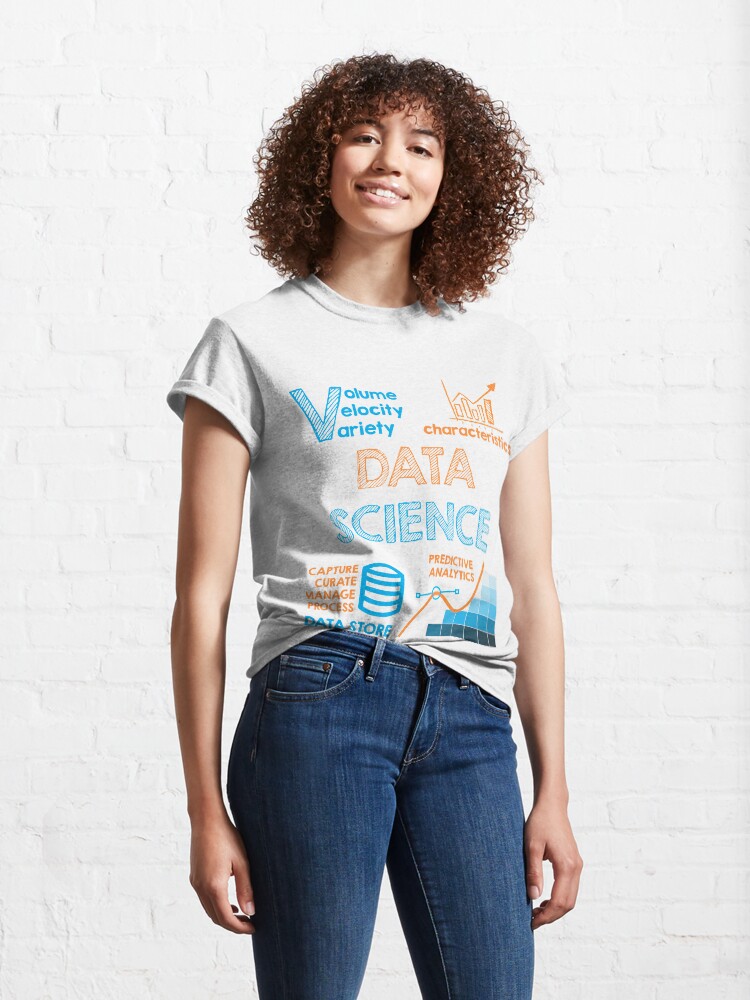 Alternate view of Data Science Designs Classic T-Shirt